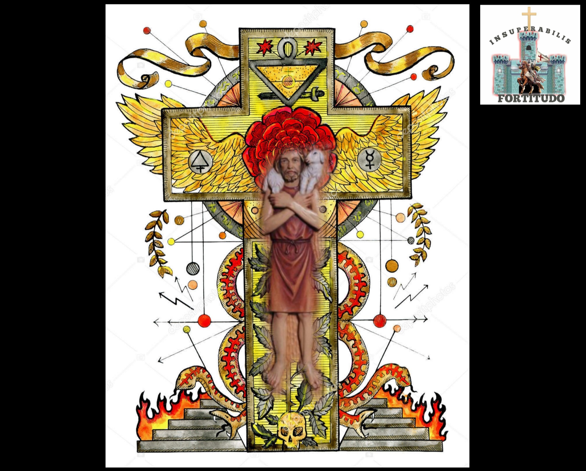 [DOCUMENTO INEDITO] Il ”buon pastore” esoterico e religione unica mondiale. Simboli e dottrine del 18° grado massonico Rosa Croce.